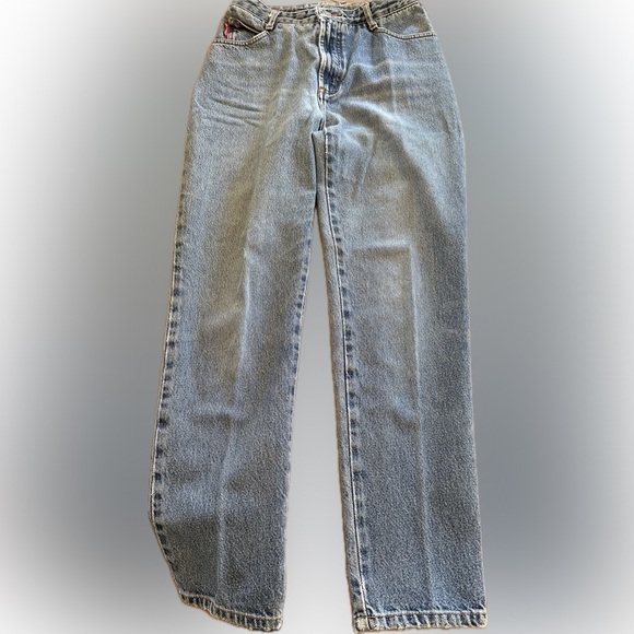Vintage 90’s BONGO Straight Leg Retro Fit Medium Wash Juniors Jeans Size 7 - Picture 8 of 9